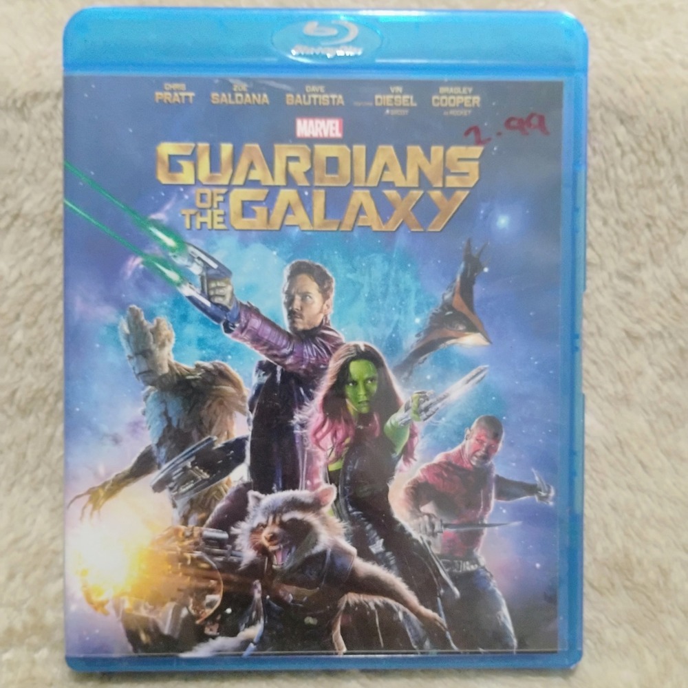 Marvel Guardians of the Galaxy Blu-ray Movie Chris Pratt Sci-Fi MCU Action